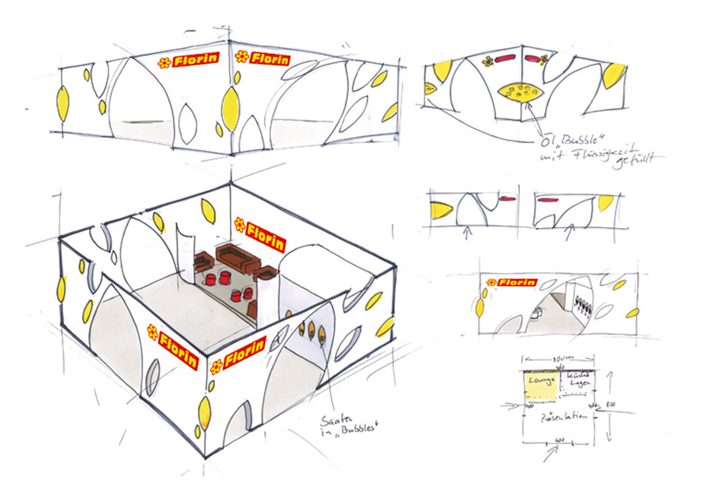 Langenstein Markencases: Florin Messestand
